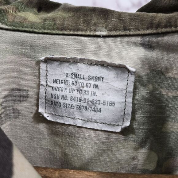 Army Camo Jacket XS Short Multicam Digital Top Shirt Army Military Fatigue - Picture 3 of 10